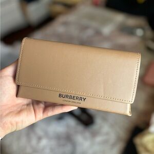 Burberry Beige Leather Clutch